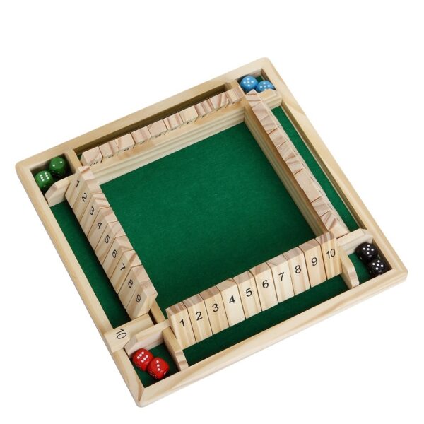 4-Player Shut The Box Dice Game