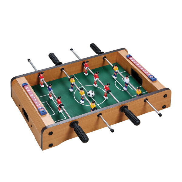 custom wooden portable Mini indoor football soccer table gamesfor kids and adults - Image 4