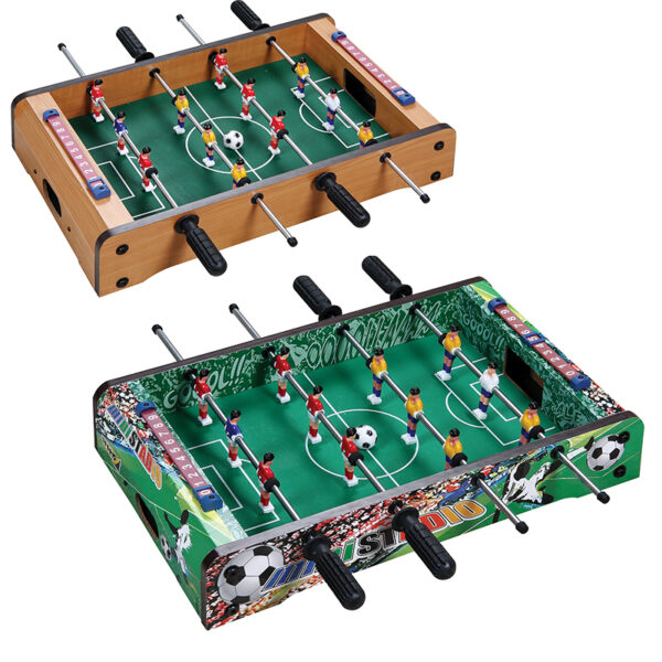 custom wooden portable Mini indoor football soccer table gamesfor kids and adults - Image 5