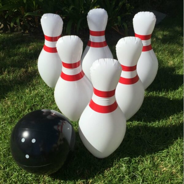 Big Inflatable bowling ball and pins - Image 3