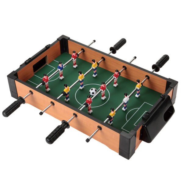 custom wooden portable Mini indoor football soccer table gamesfor kids and adults - Image 2